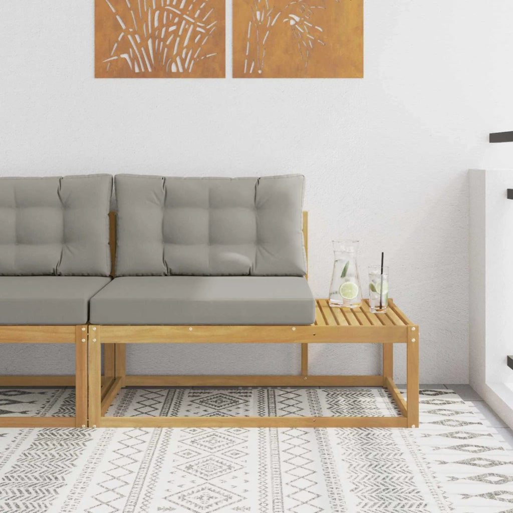 Divano da esterno-Divano da Giardino Bianco 115 x 83 x 73 cm Poliestere 254509