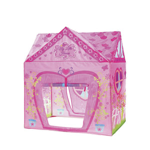 Tenda da Gioco per Bambini 95x72x105 cm Struttura in Plastica Tubolare Sweet Dreams Rosa