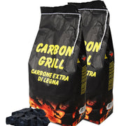 CARBONE EXTRA DI LEGNA IN 2 CONFEZIONI IN TOTALE 6 KG
