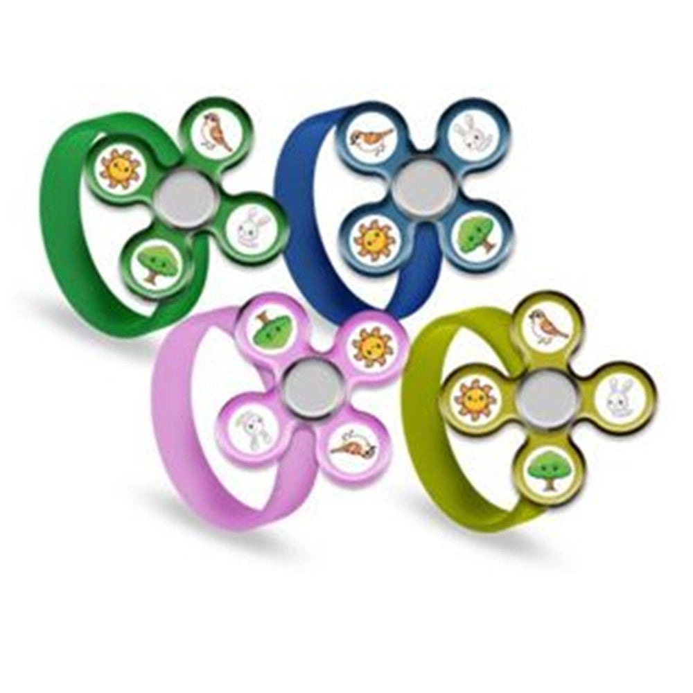 Trade Shop - Set 10 Pz Bracciale Fidget Spinner Braccialetto Alla Citronella Anti Insetti 034194 -