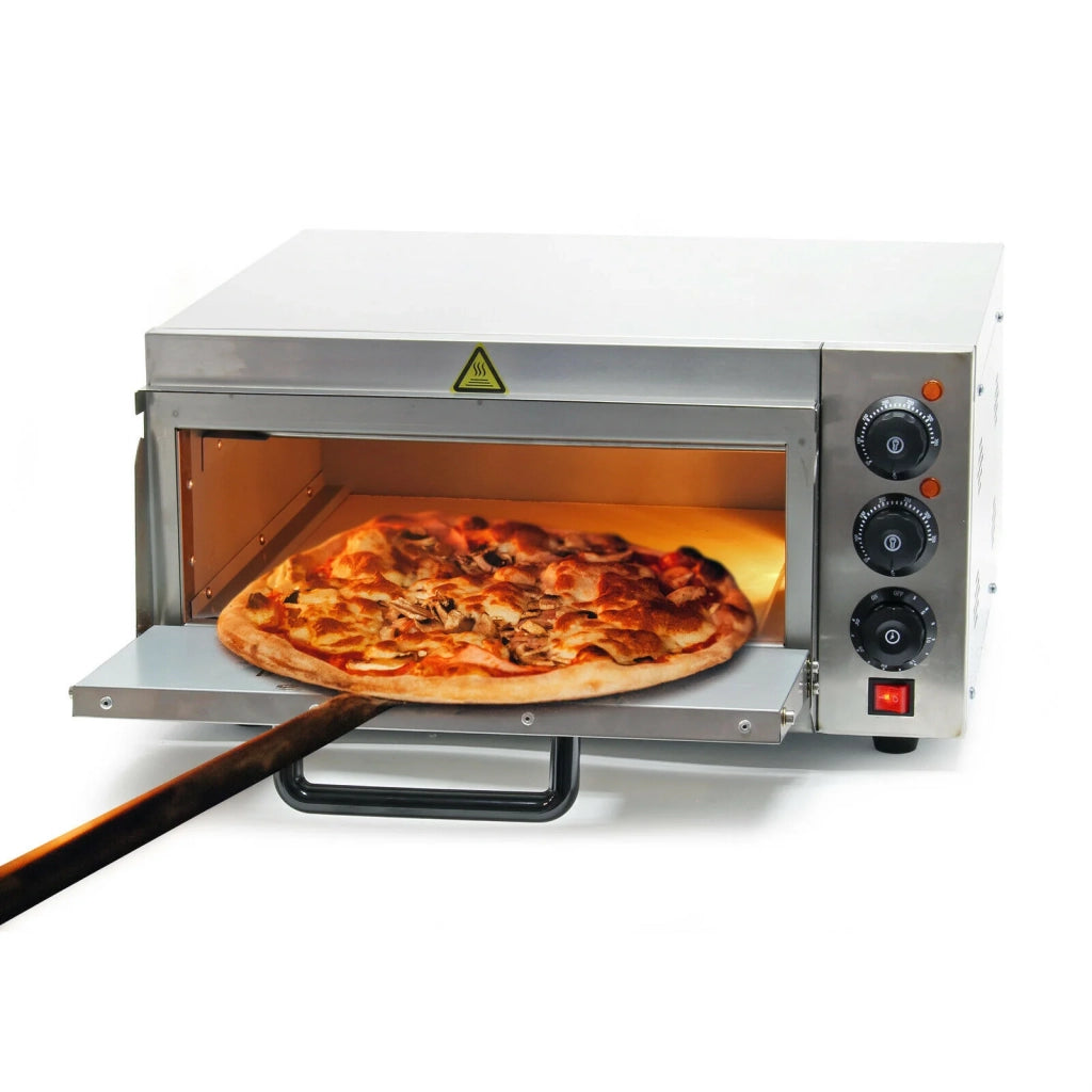 Forno per pizza da 2000 watt acciaio raffinato pietra refrattaria per pizza per uso alimentare 16_0002439