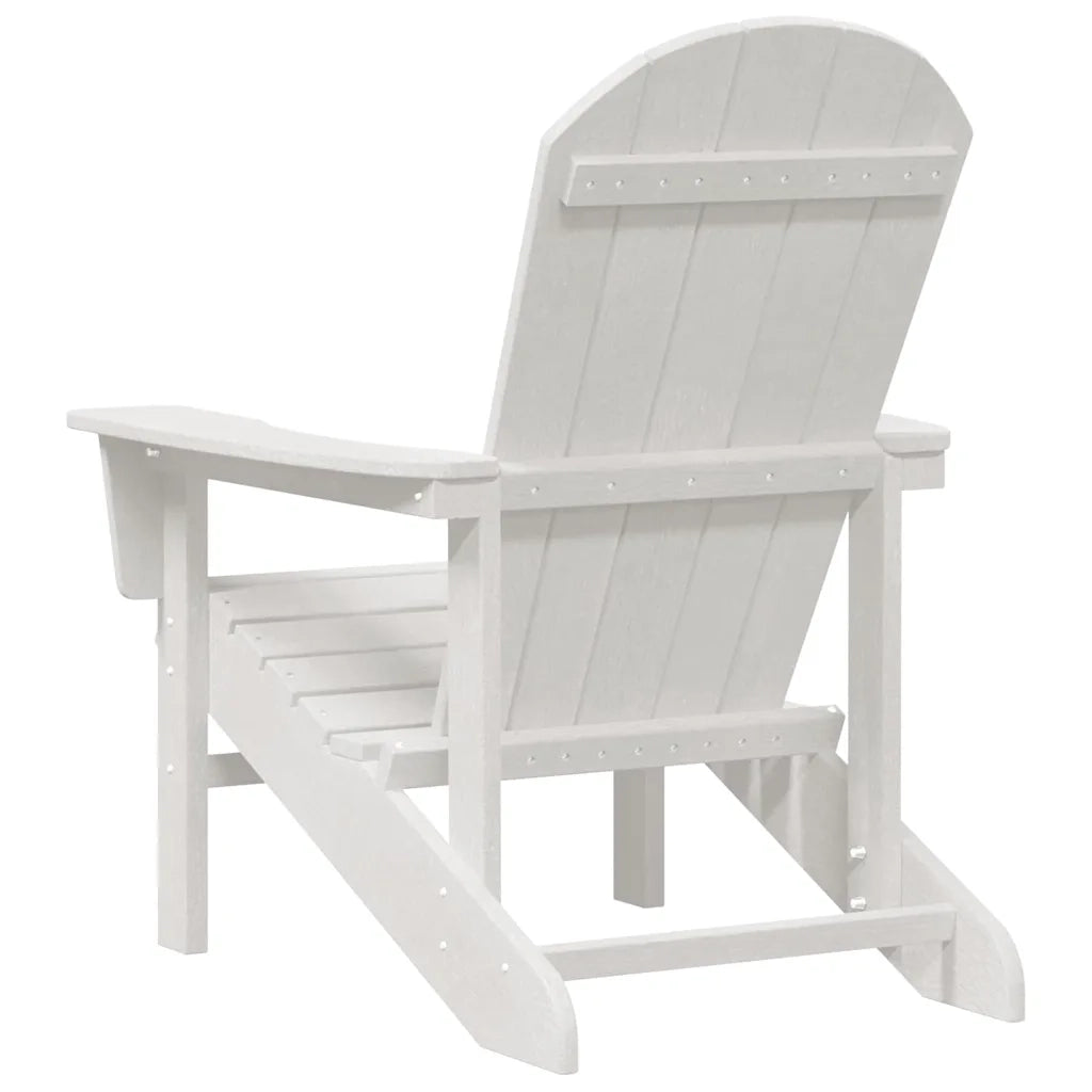 Sedia da Giardino | Sedia Adirondack Bianco 82 x 74 x 92 cm HDPE