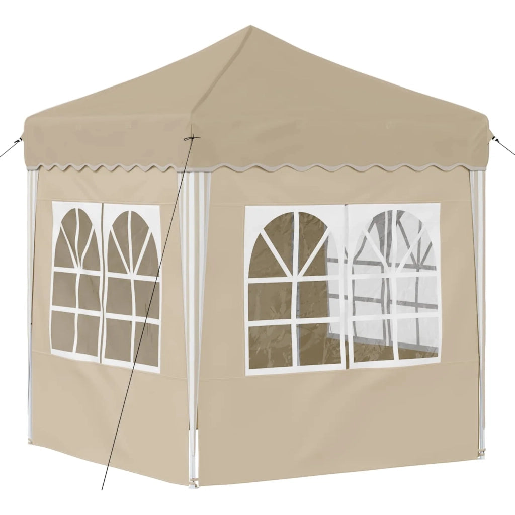 Tenda per feste a pop-up 195 x 195 x 245 cm Crema