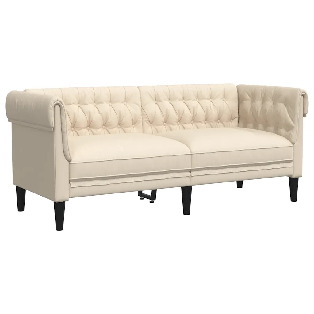 Divano | Divano da soggiorno | Sofa Chesterfield a 2 Posti in Lino