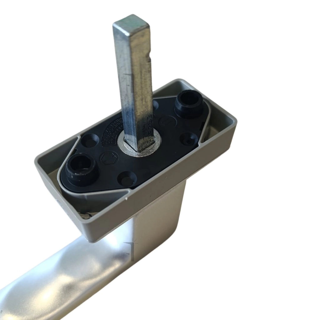 Maniglia martellina 10 pz per finestre balconi toulon HOPPE Secustik argento