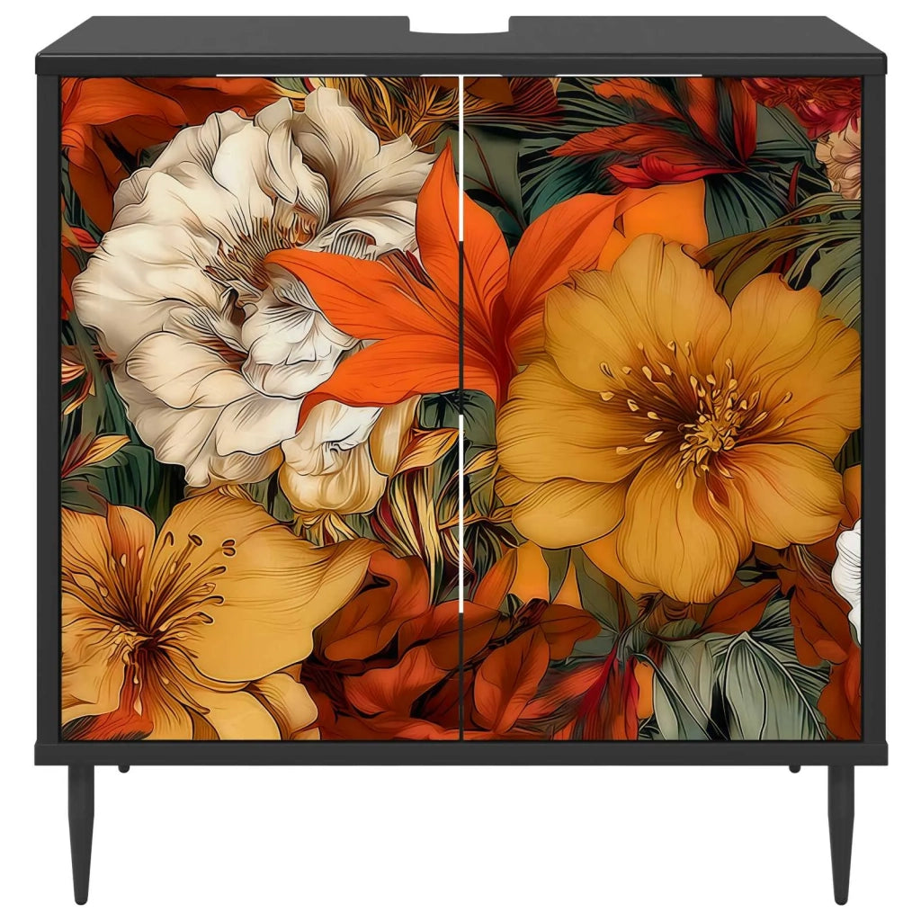 Mobile da Bagno GENNEP Rovere Nero 60 x 40 x 61 cm 8007415