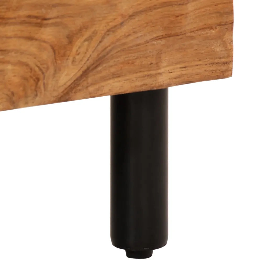 vidaXL Credenza 60x33x75 cm in Legno Massello di Acacia