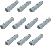 Set di clip per tubi in plastica - 10 pezzi - Clip per tubi 1/2'' - Larghezza 150 mm - Per fissaggio copertura tetto