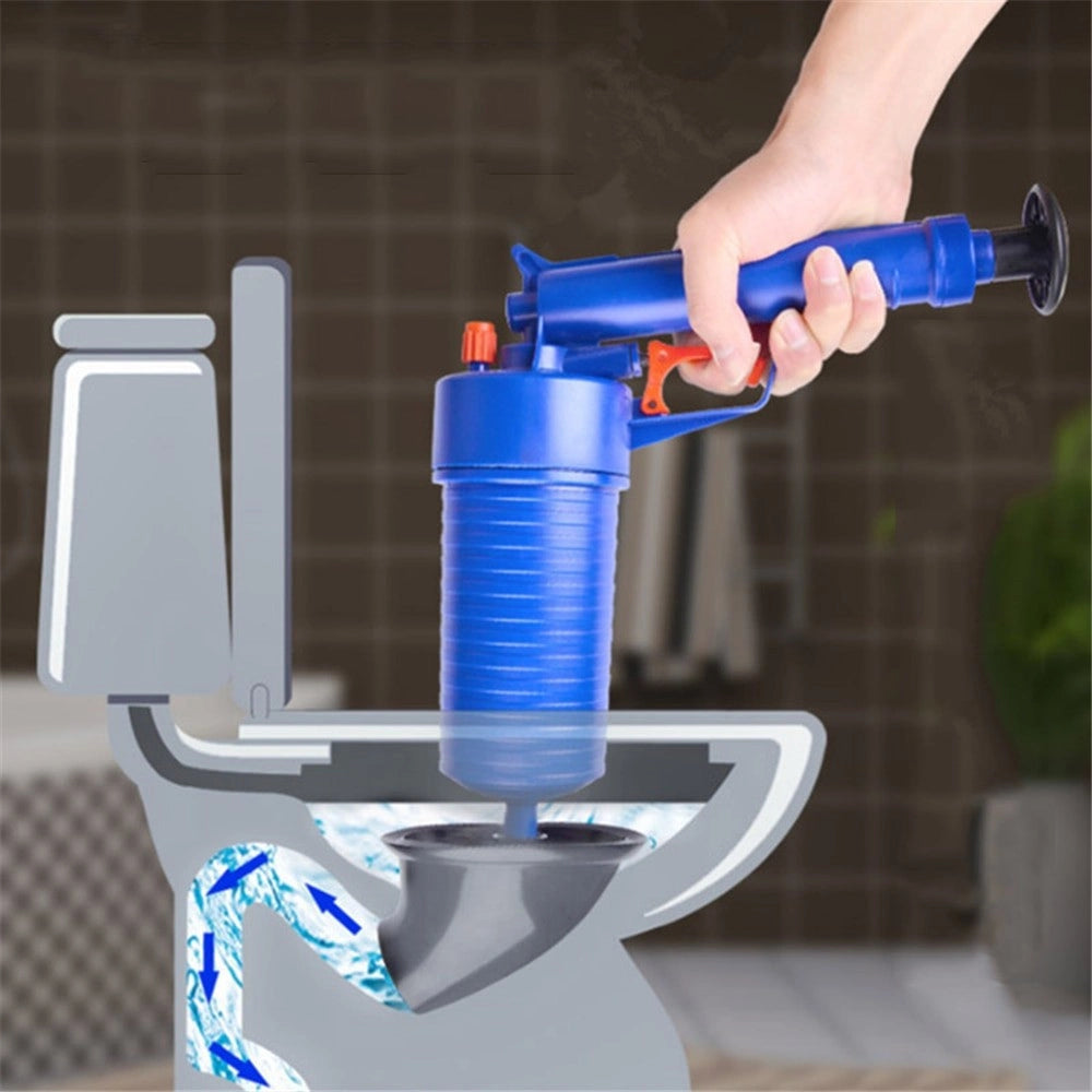 Trade Shop - Pompa Ad Aria Alta Pressione Sifone Stura Lavandino Lavello Tubo Di Scarico Wc -