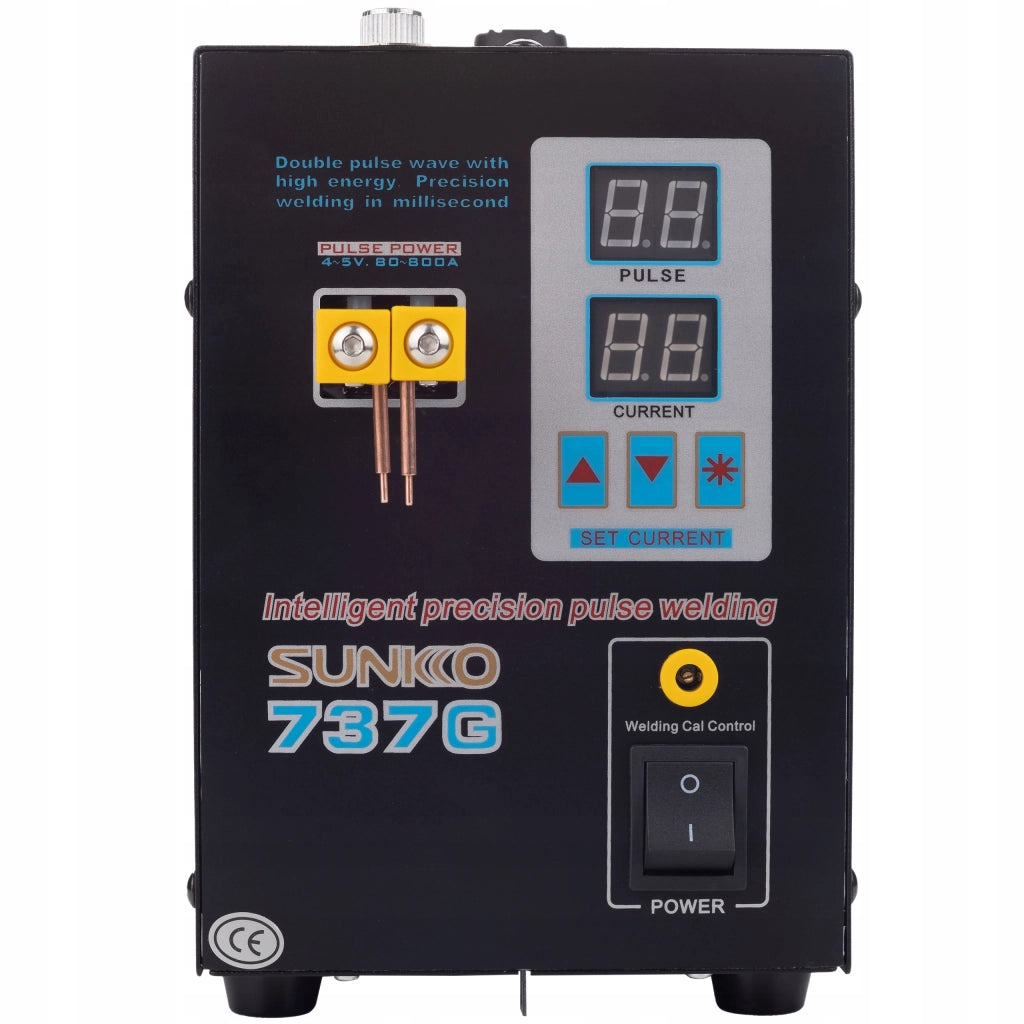 Saldatrice a Punti a Punti Sunkko 737G con 5x Nastro Nichelato 1m – Alta Precisione e Durata | 220V/110V, 800A