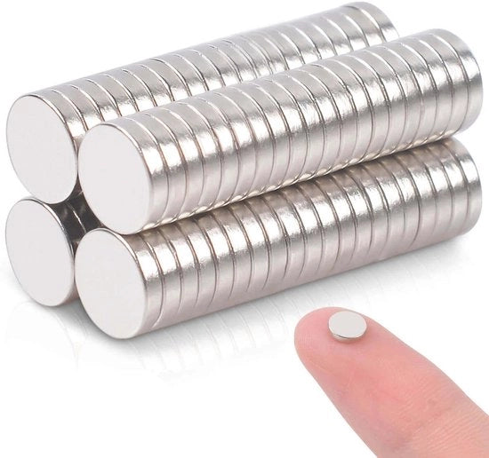 Pacco con 50 piccoli magneti, magneti a forma rotonda in neodimio, extra forti, magneti forti 5 mm x 1 mm, magneti forti per lavagne magnetiche, magneti forti, minimagneti per attività manuali, lavagne bianche, magneti per frigorifero