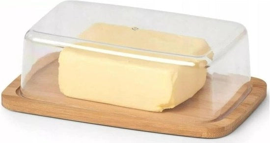 Piatto di plastica per la cucina in bambù - trasparente - accessori da cucina