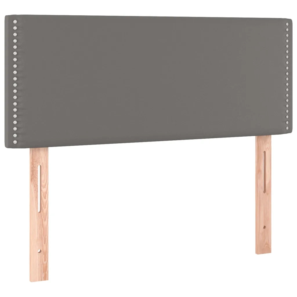 Giroletto a Molle con Materasso Grigio 120x190 cm in Similpelle 3269817