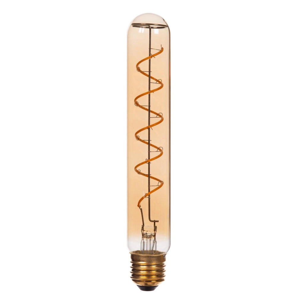 Lampadina LED filamento ambra tubo E27 4,9W Lucide
