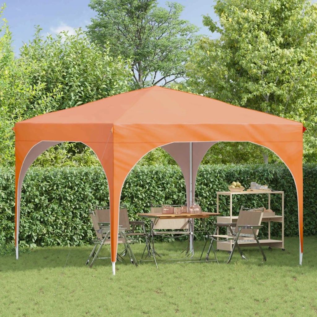 Tenda per feste a pop-up-Gazebo 290 x 290 x 245 cm Arancione 659061