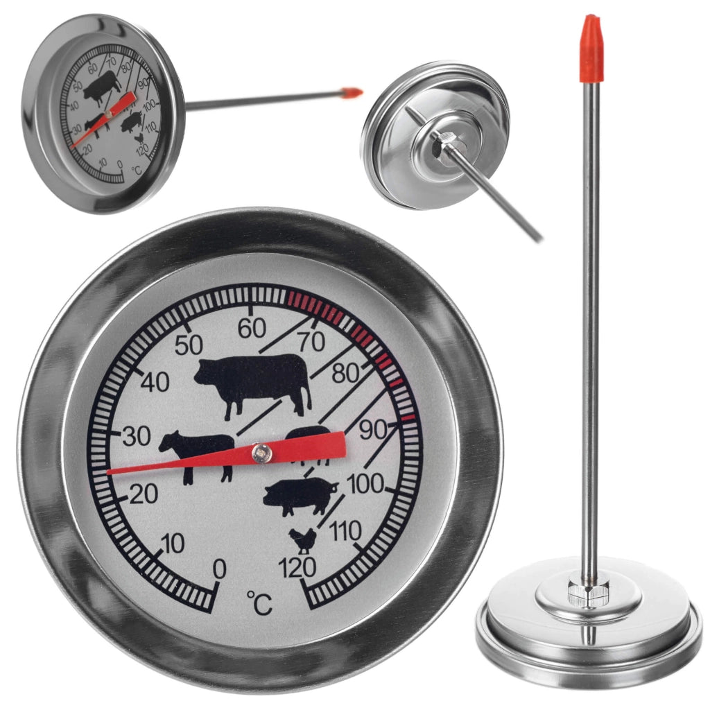 Termometro da cucina KADAX per carne, forno, affumicatore, griglia, arrostimento, sonda in acciaio inox
