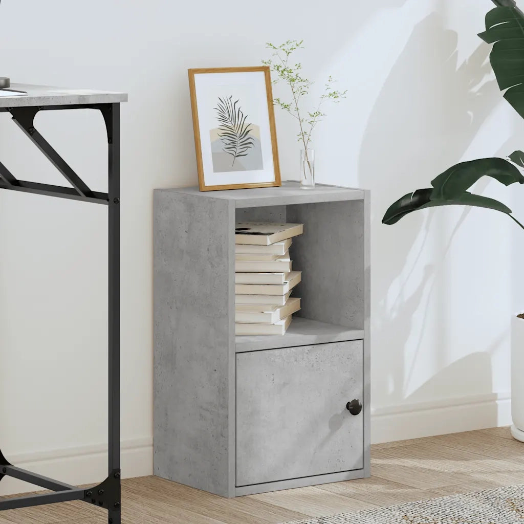 Libreria Grigio Cemento 31x24x52 cm in Legno Multistrato 860322