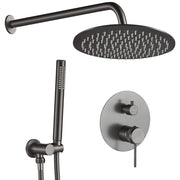 Set Doccia Da Incasso Rea Lungo Grip Gun Grey + Box