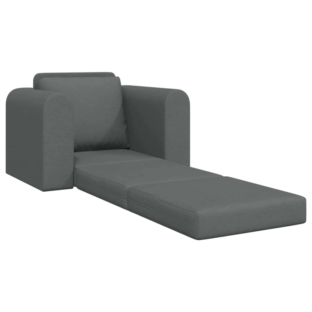 Divano letto Grigio scuro 98 x 71 x 83 cm Tessuto 4106656