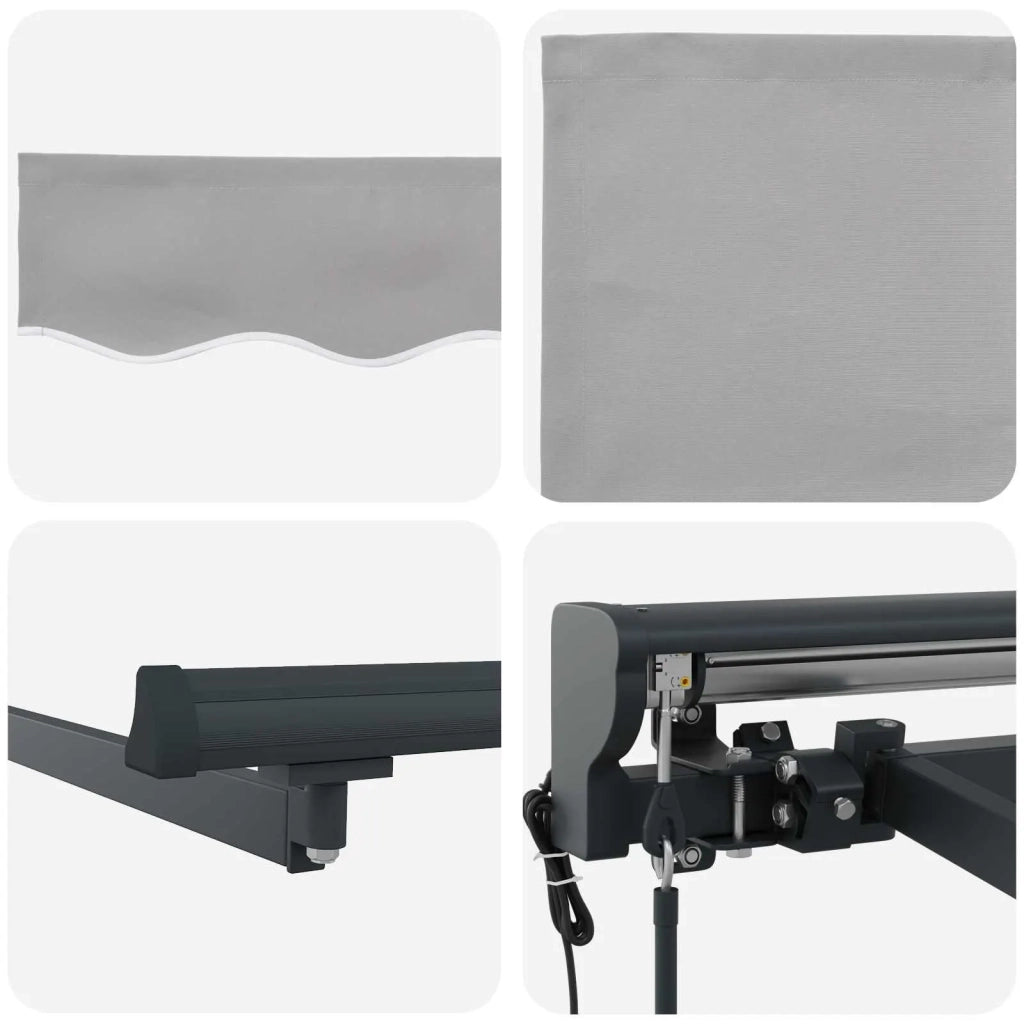 Struttura della tenda Grigio chiaro 450 × 300 cm 3331010
