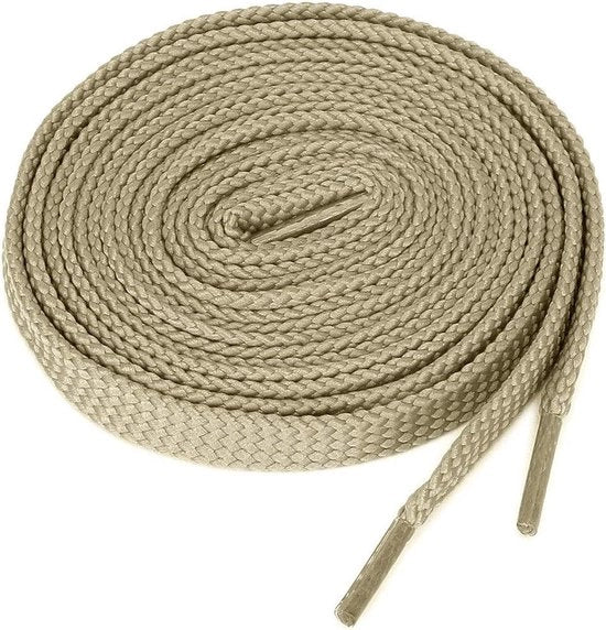 Viti in acciaio inox per unisex, colore kaki, 140cm, 2 pezzi. Accessori per scarpe in materiale duraturo.
