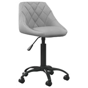 Sedia poltrona sedia da ufficio sedia da computer sedia da studio velluto grigio chiaro 02_0024024