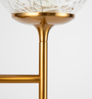 Lampada da parete Modern in Metallo Ligero Ottone