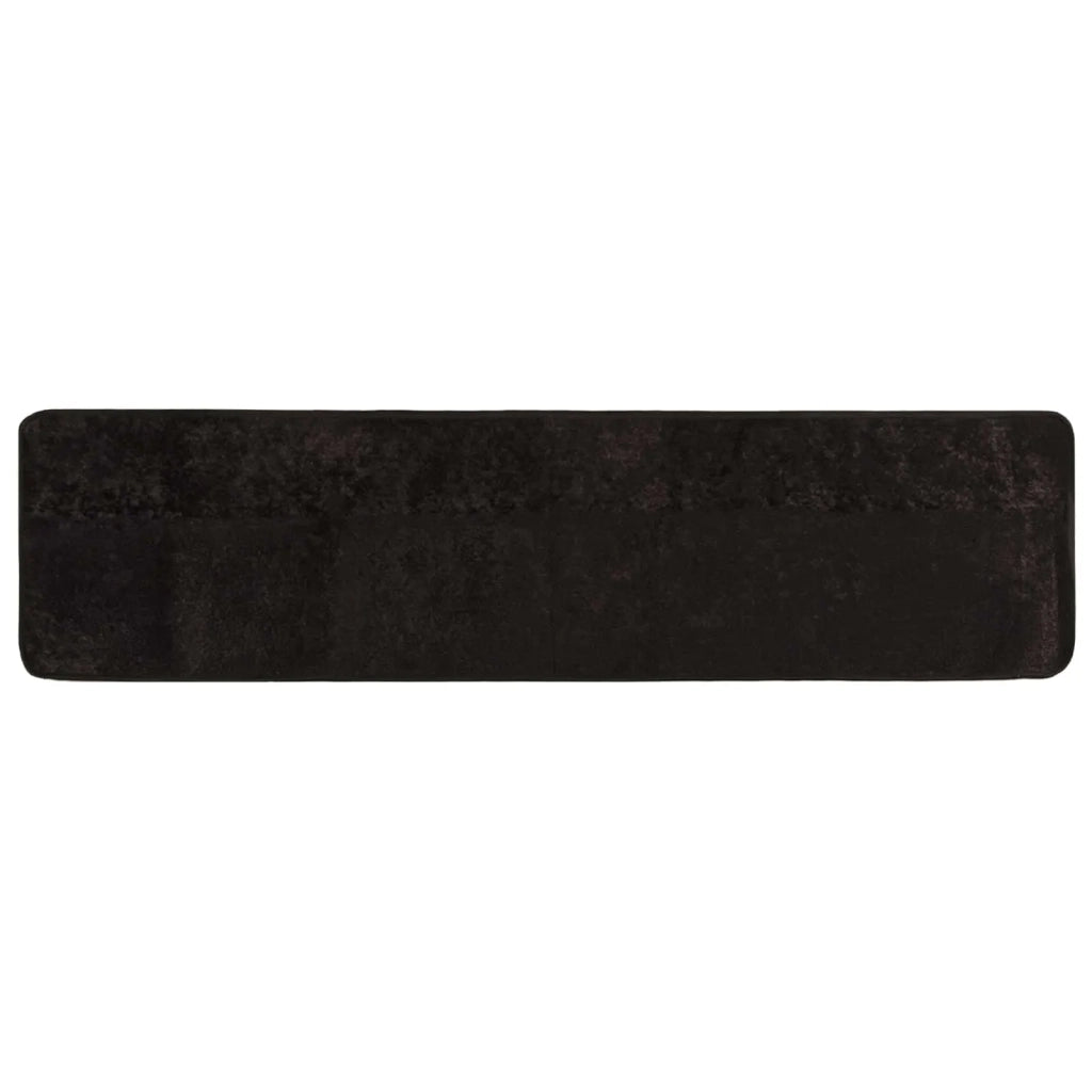 Runner Tappeto MARSA Antracite 50 x 450 cm Poliestere e PVC