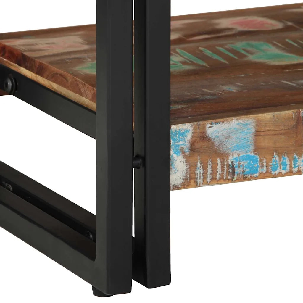 Tavolo Consolle | Tavolo d'Ingresso Multicolore Legno Recuperato Massello
