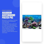 Decorazione per acquario in PVC - Fondali acquatici - Decorazione subacquea - Rilievo di corallo - Adesivi per piastrelle - 122x46cm - Adatto per acquari visibili - Decorazione per acquario