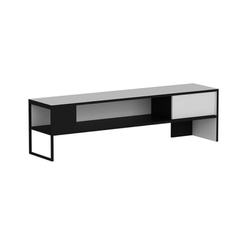 Porta tv Concordtv bianco e nero