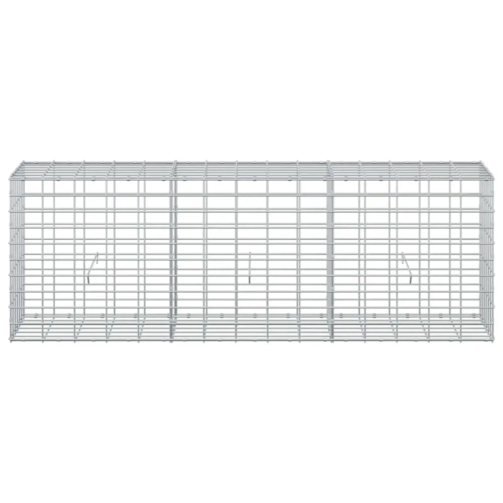 Gabione con Filo da 3,5 mm e Rete da 5x10 cm 150x30x50 cm 3462693