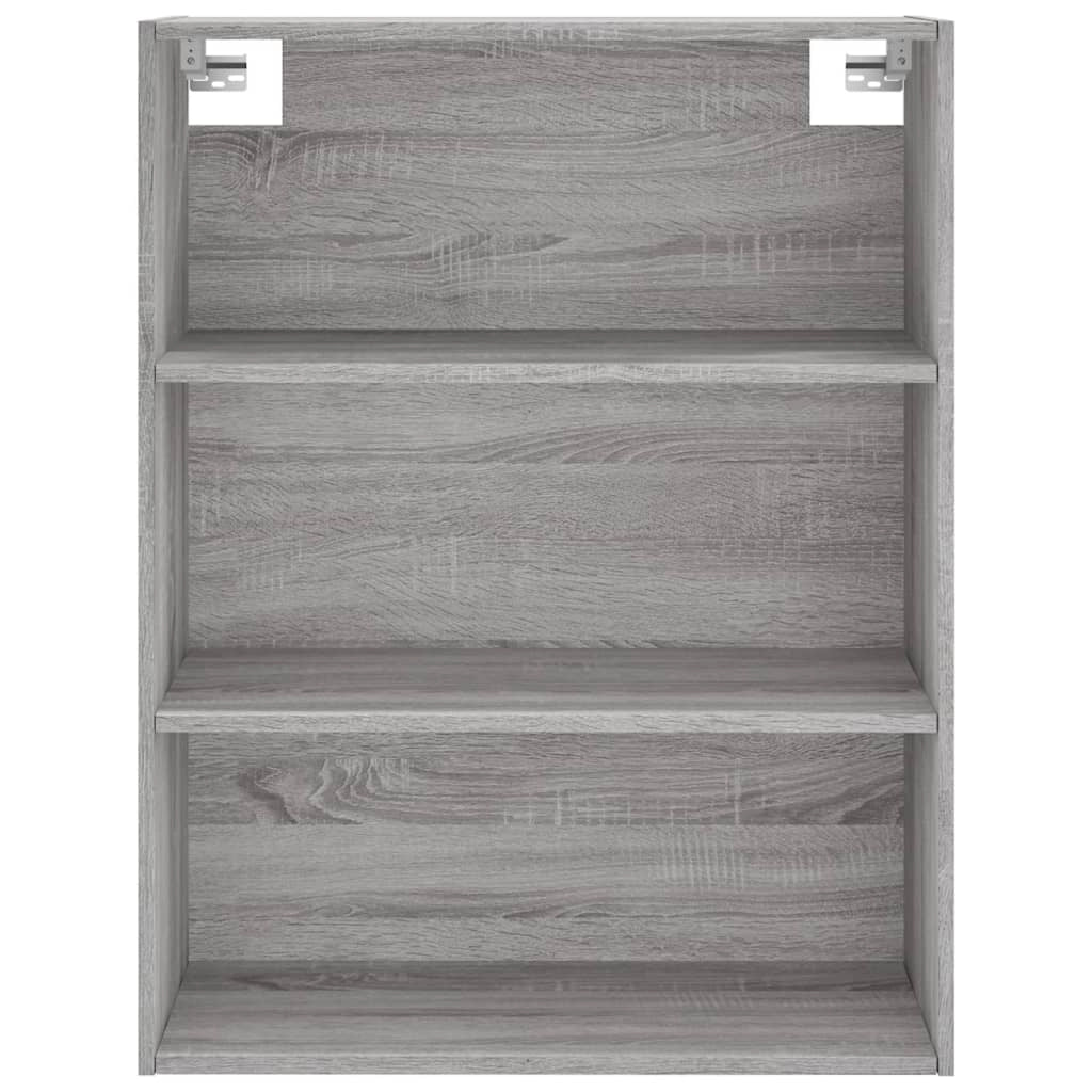 Buffet credenza cassettiera armadio mobile contenitore organizer cucina soggiorno salotto rovere Sonoma alto 69,5 x 34 x 180 cm legno ingegnerizzato grigio 02_0035480