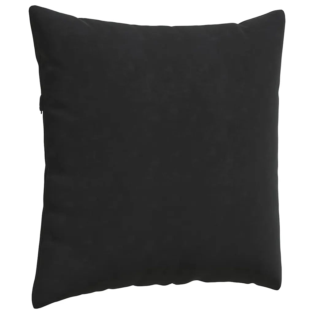 Cuscini da Divano 2 pcs Nero 60 x 60 cm Tessuto in Cords