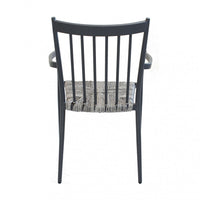 Sedia Martinica Impilabile 55x57x86 h cm in Alluminio Antracite