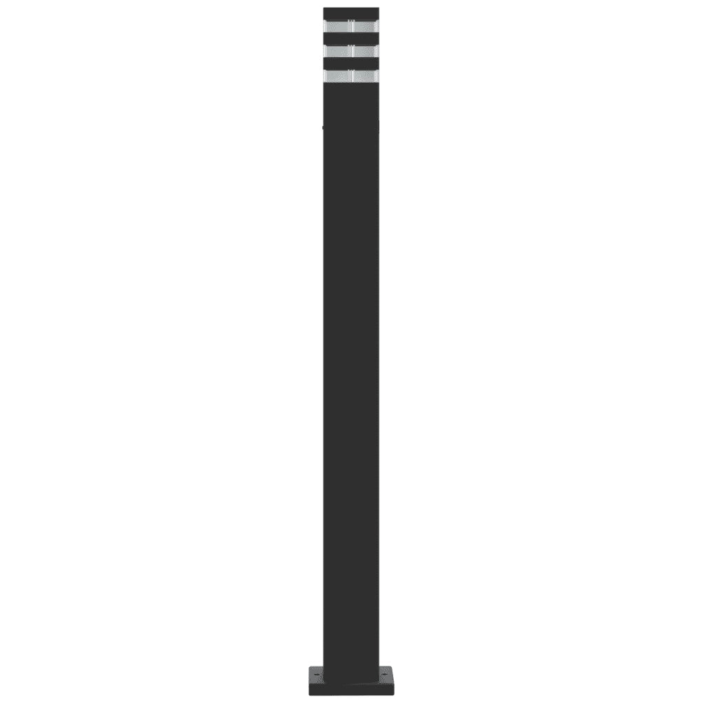 Lampade da Terra per Esterni 3pz Nere 110 cm in Alluminio 4006398
