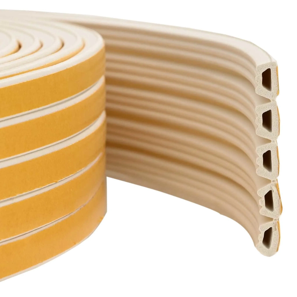 Nastro adesivo per finestre Bianco 10 x 6 mm 25 m Schiuma EPDM 42038143