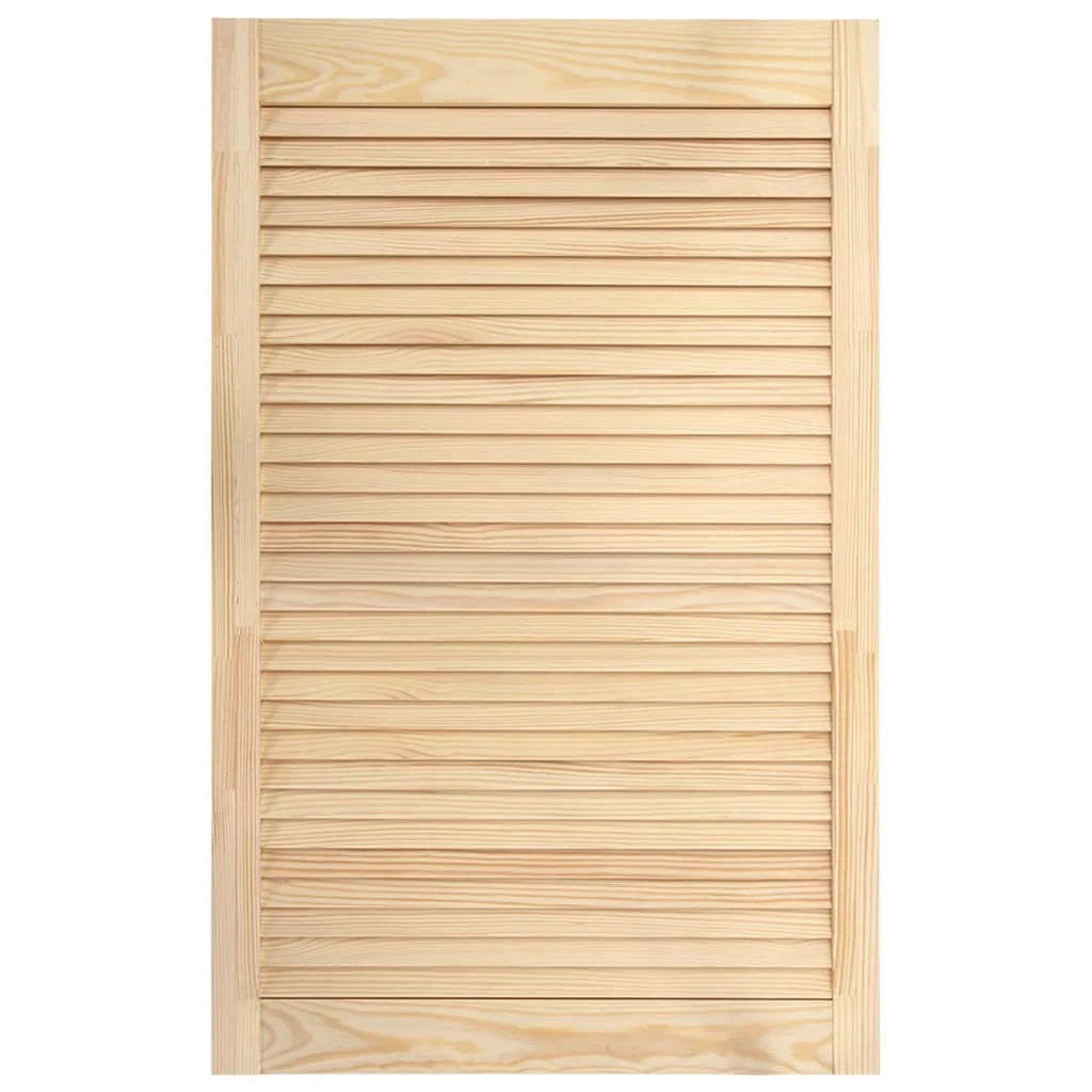 Set di 4 porte a persiana 99,3 x 59,4 cm legno di pino massiccio 02_0003925