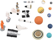 Set di modelli planetari educativo per bambini con astronauta in PVC, modello duraturo