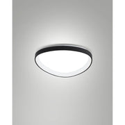 Quirk Plafoniera Led Nera D.420