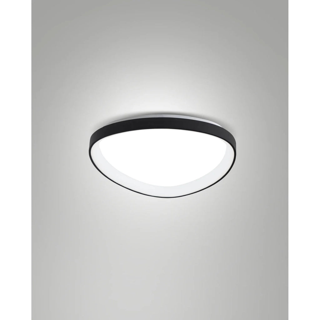 Quirk Plafoniera Led Nera D.420