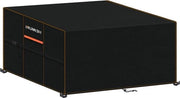 Housse di protezione per tavolo da giardino acqua resistente 120 x 90 x 75 cm - Copri tavolo esterno - Tessuto Oxford - Protezione all'aperto