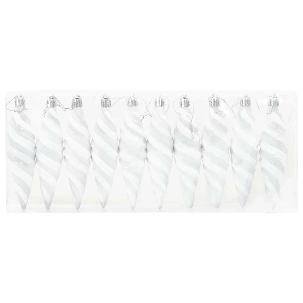 Palla a spirale di Natale 40 pz Bianco Plastica CFW8787422