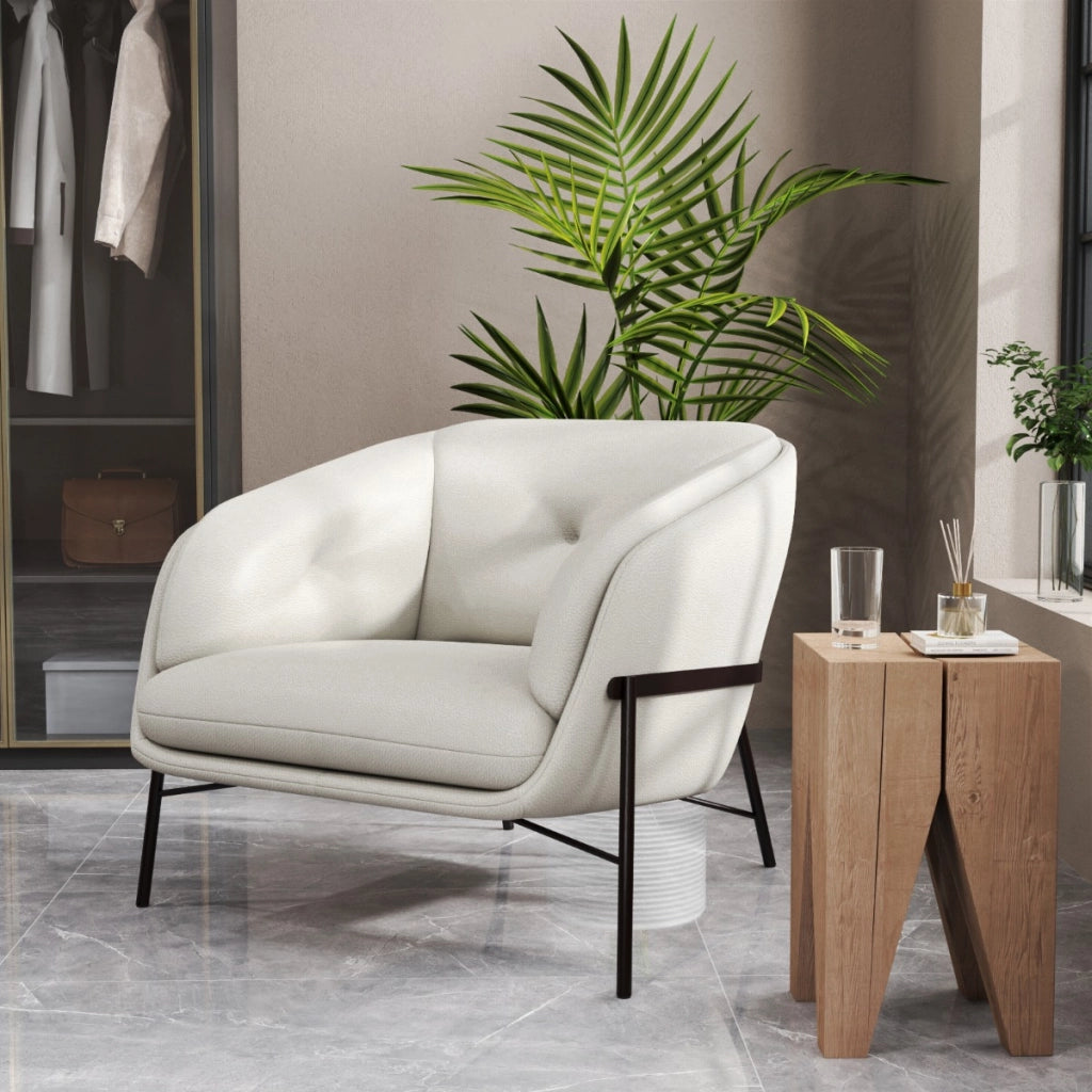 Poltrona moderna in pelle ROYAL 2337, Poltrona ergonomica ed elegante per Interni contemporanei-Divani