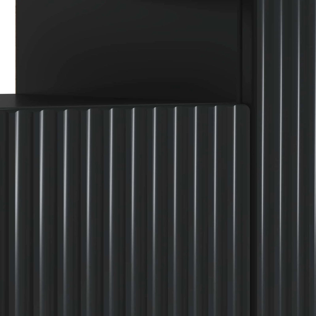 Mobile TV LED EDE 153 x 35 x 43 cm Nero Legno ingegnerizzato 896026