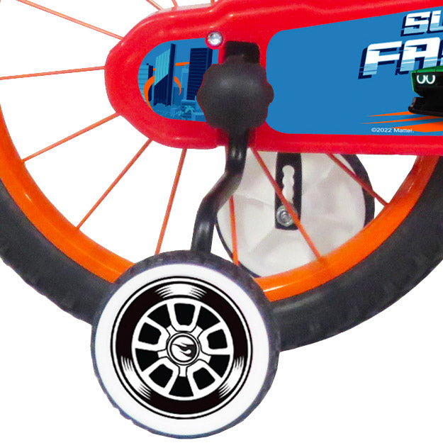 Bicicletta per Bambina 16” 2 Freni Hot Wheels Blu