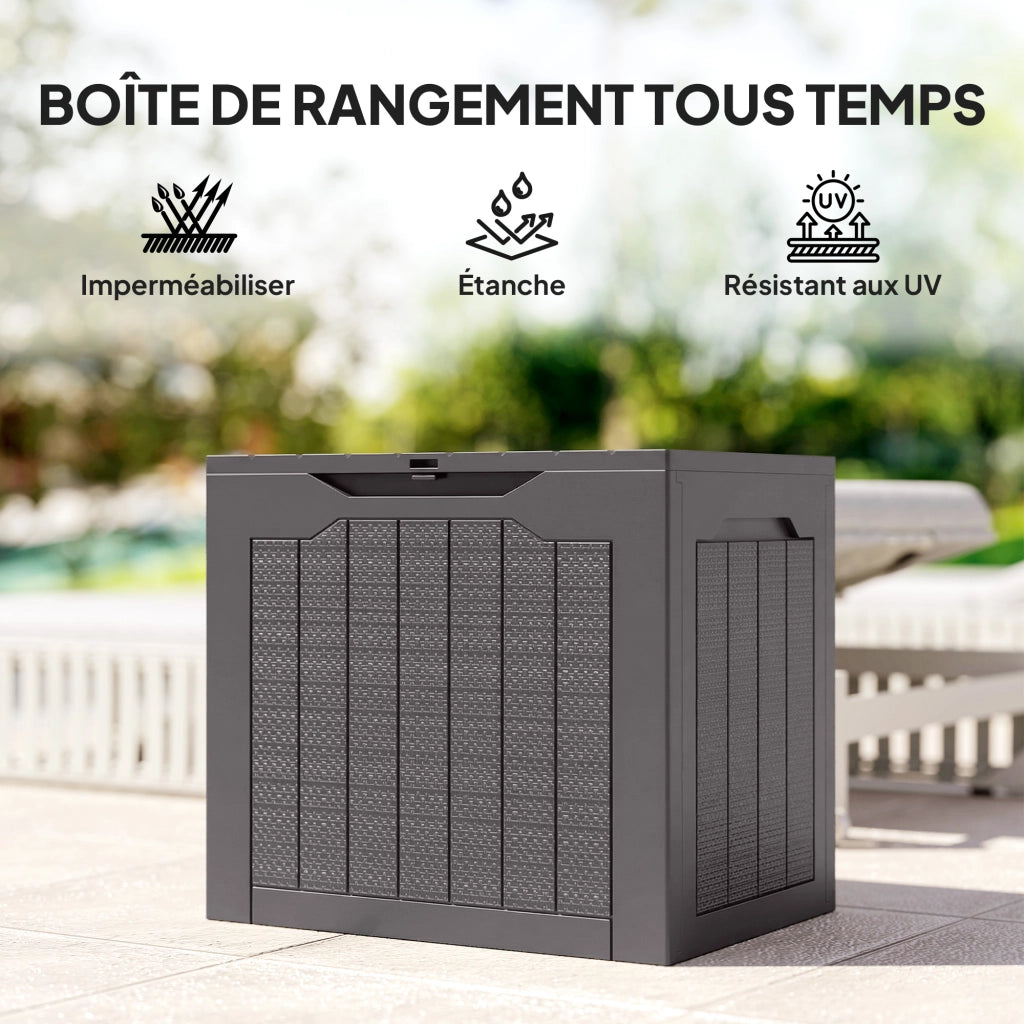 Baule da giardino 93L ¨C Xylo ¨C 56x41x50 cm marrone esterno
