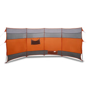 Frangivento da Campeggio Arancione 366x152x152 cm Impermeabile CFW1389431