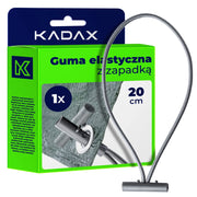 Set di 10 elastici KADAX per il fissaggio di teloni. Elastici per teloni con cricchetto, 20 cm, resistenti.