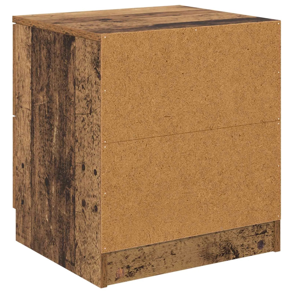 Armadio da Notte 2 pcs Legno vecchio 45 x 39 x 50cm 880507
